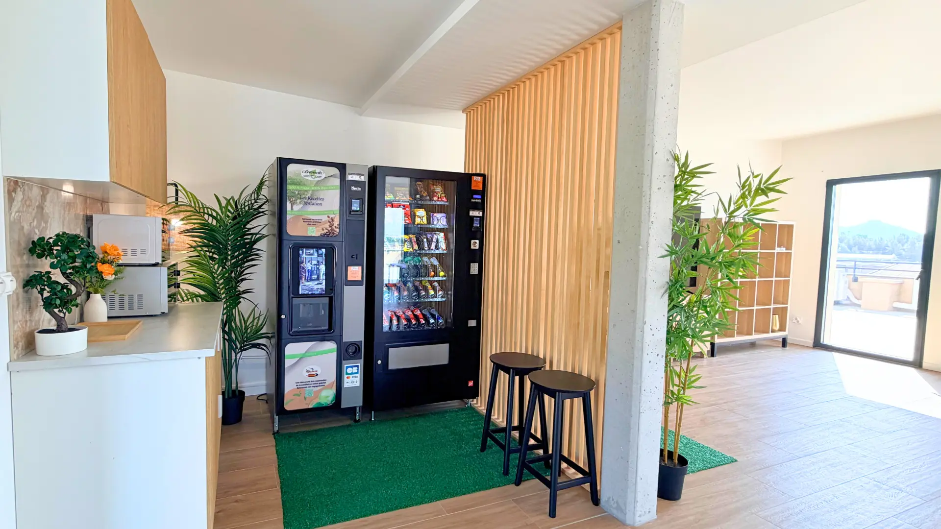 Espace pause du campus SENZA de Toulon
